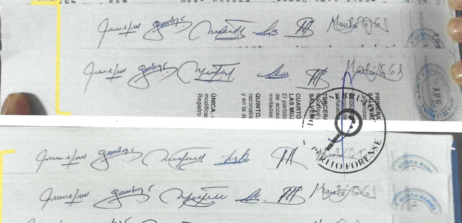Salvemos al Perú: inscripción de alianza se pretendió hacer con firmas falsas, según informe pericial