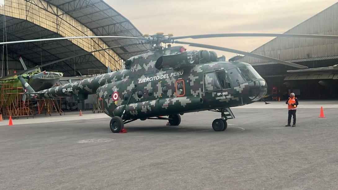 Ejército espera que helicópteros rusos en reparación sean entregados en diciembre